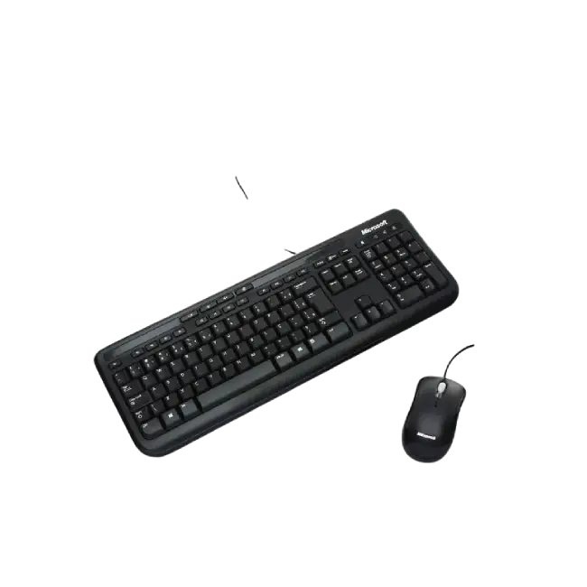 Combo de Teclado y Mouse Alambrico Desktop 600-2
