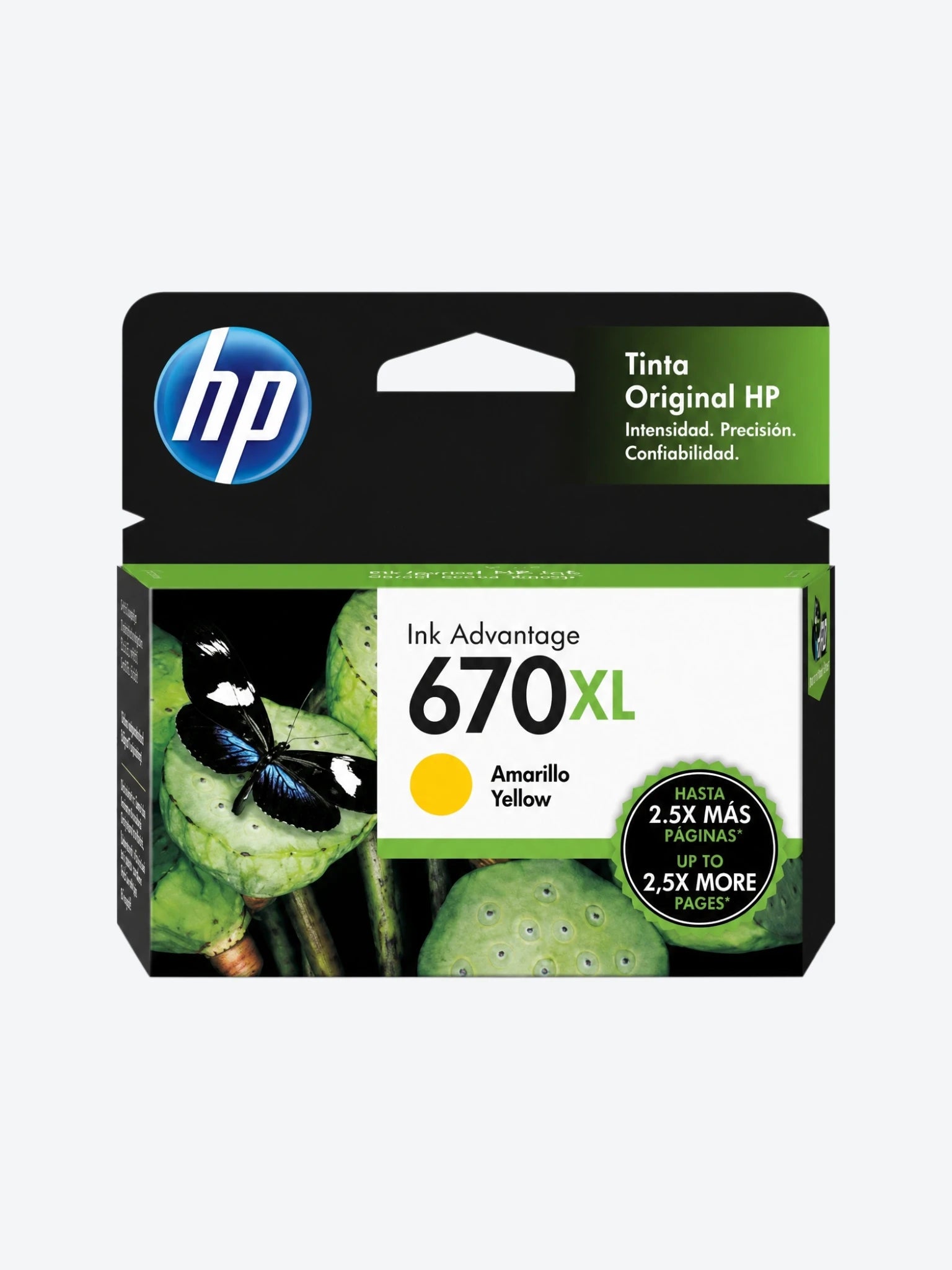 CARTUCHO DE TINTA HP CZ118AL 670XL ALTO RENDIMIENTO 750 PAGINAS COLOR AMARILLO