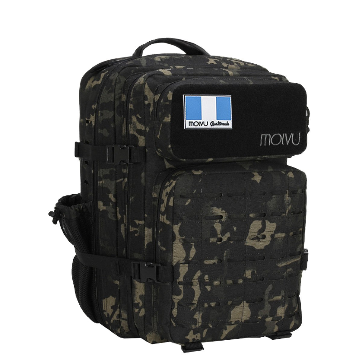 Mochila Roca Negro Camo-1