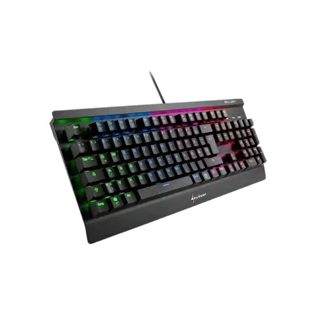 Teclado Sharkoon Skiller Mecanico SGK3 Rojo US 4044951019922
