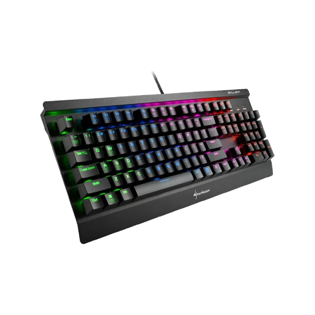 Teclado Sharkoon Skiller Mecanico SGK3 Azul US 4044951019946