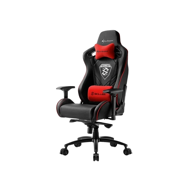 Silla Gaming Sharkoon Skiller SGS4 Color Negro con Rojo-2