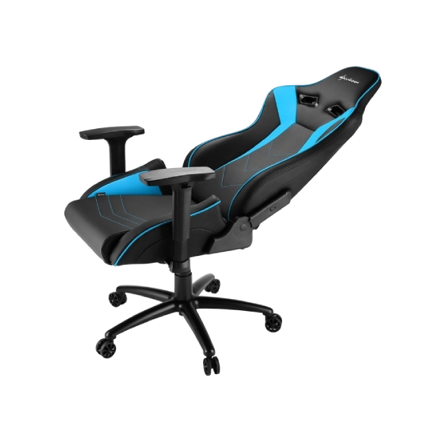 Silla Gaming Sharkoon Elbrus 3 Color Negro con Azul-9
