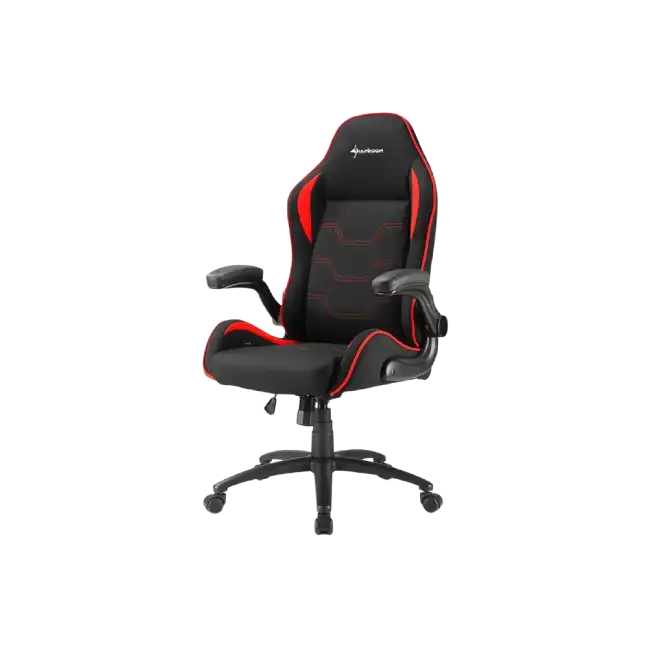 Silla Gamer Sharkoon Elbrus 1 Gaming Color Negro con Rojo 4044951027637