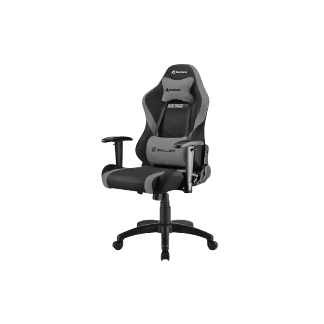 Silla Gamer Sharkoon Skiller SGS2 Junior Color Negro con Gris 4044951032341-3