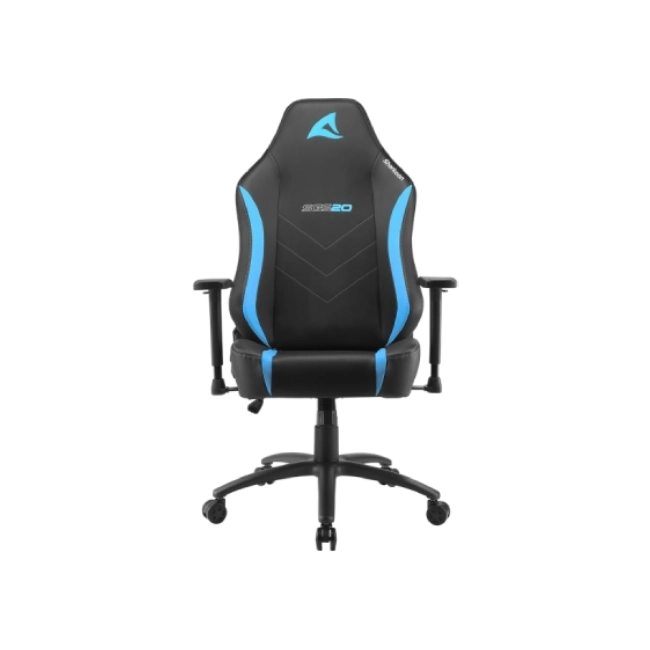 Silla Gamer Sharkoon SGS20 Color Negro con Azul 4044951034987