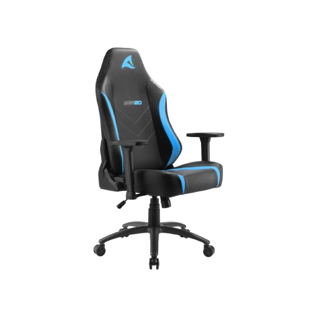 Silla Gamer Sharkoon SGS20 Color Negro con Azul 4044951034987-3
