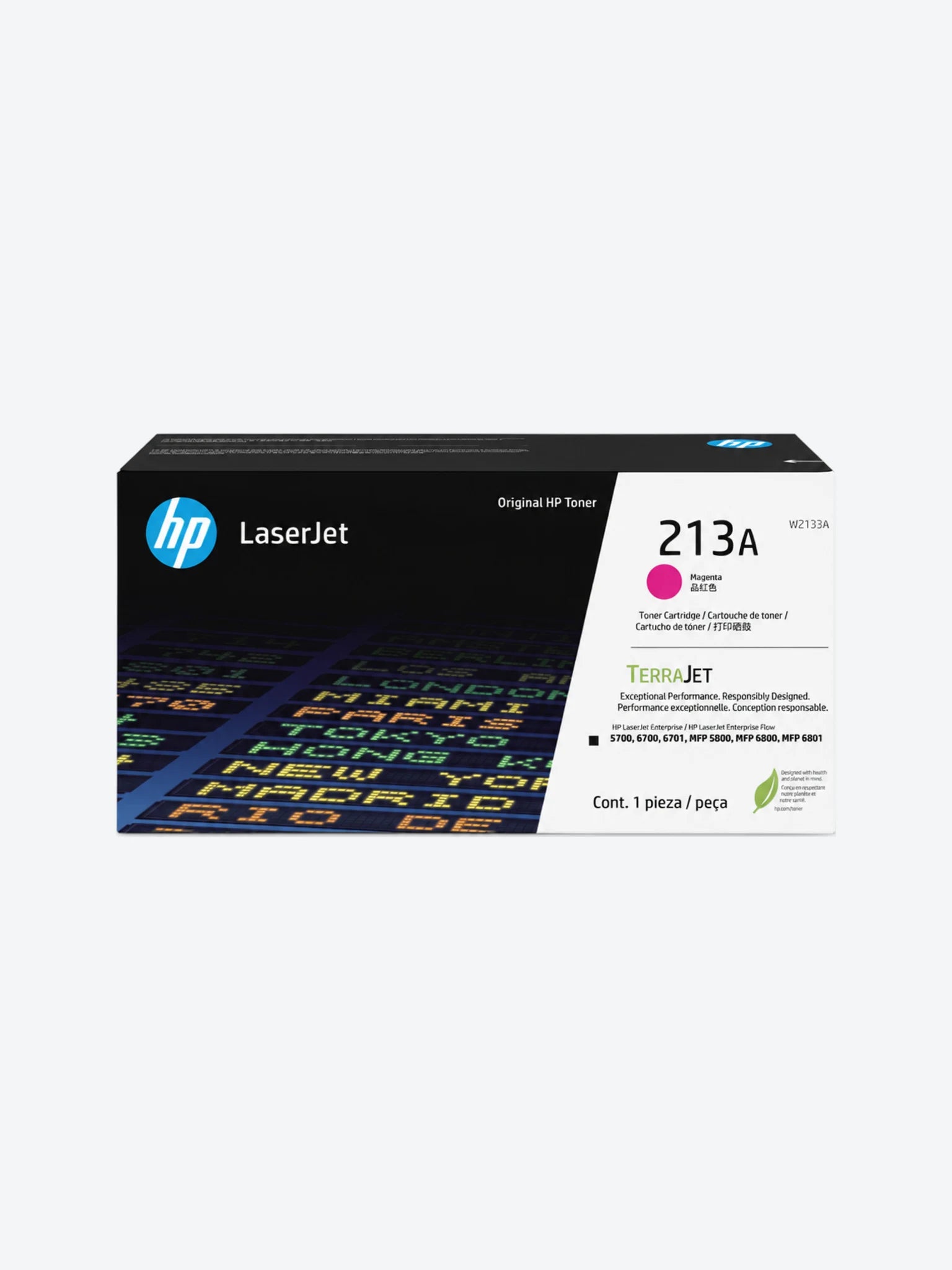 Cartucho de tóner original HP LaserJet 213A, magenta