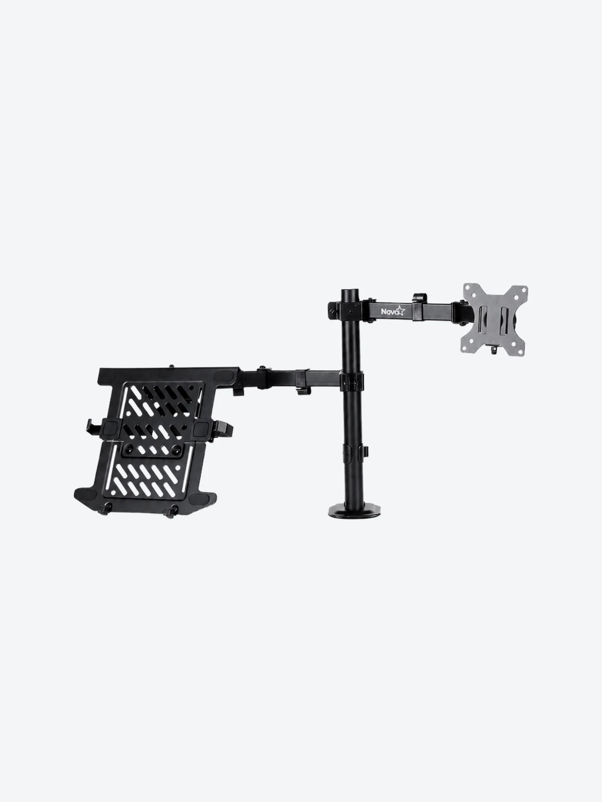 SOPORTE DE ESCRITORIO PARA MONITOR Y LAPTOP NOVA FDBM2008001C 14"-32" VESA 75X75 100X100 8KG NEGRO-1