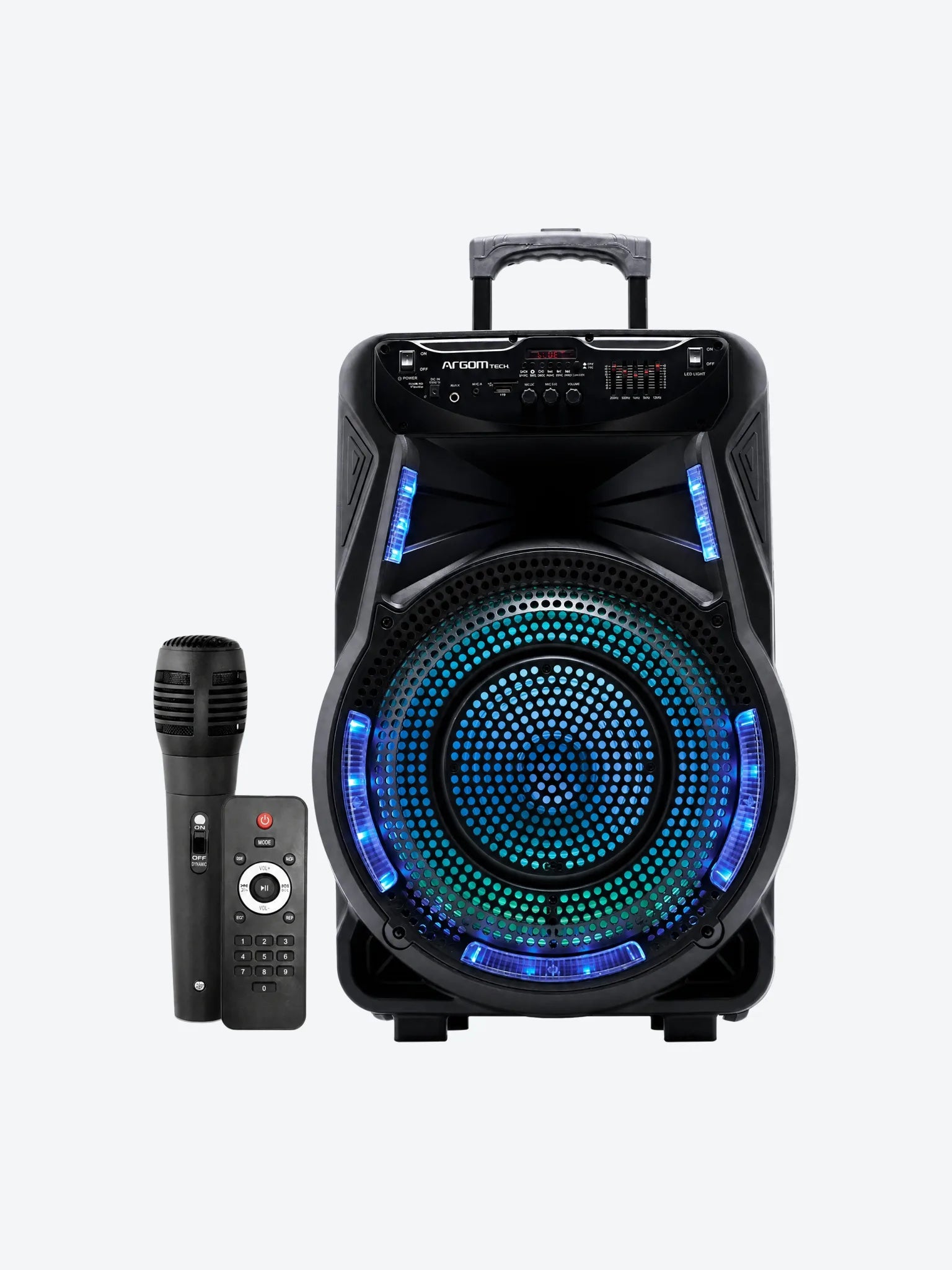 Bocina Argom ARG-SP-4090BK SoundBash 90 Bluetooth Con Microfono y Ruedas
