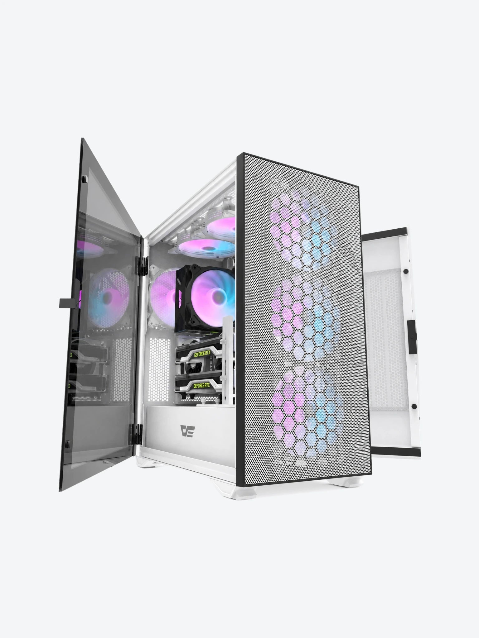 CASE DARKFLASH DLX21 MESH TORRE COLOR BLANCO