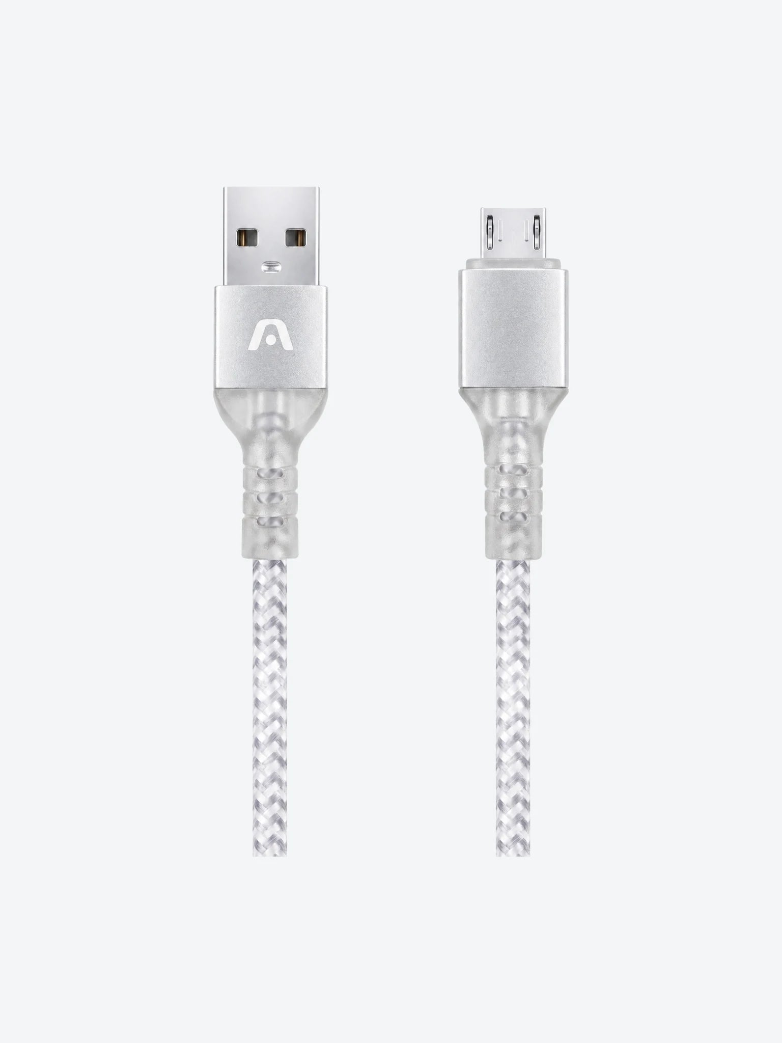 Cable Argom ARG-CB-0021WT Micro USB a USB 2.0 Nylon Trenzado 1.8mts Color Blanco-1