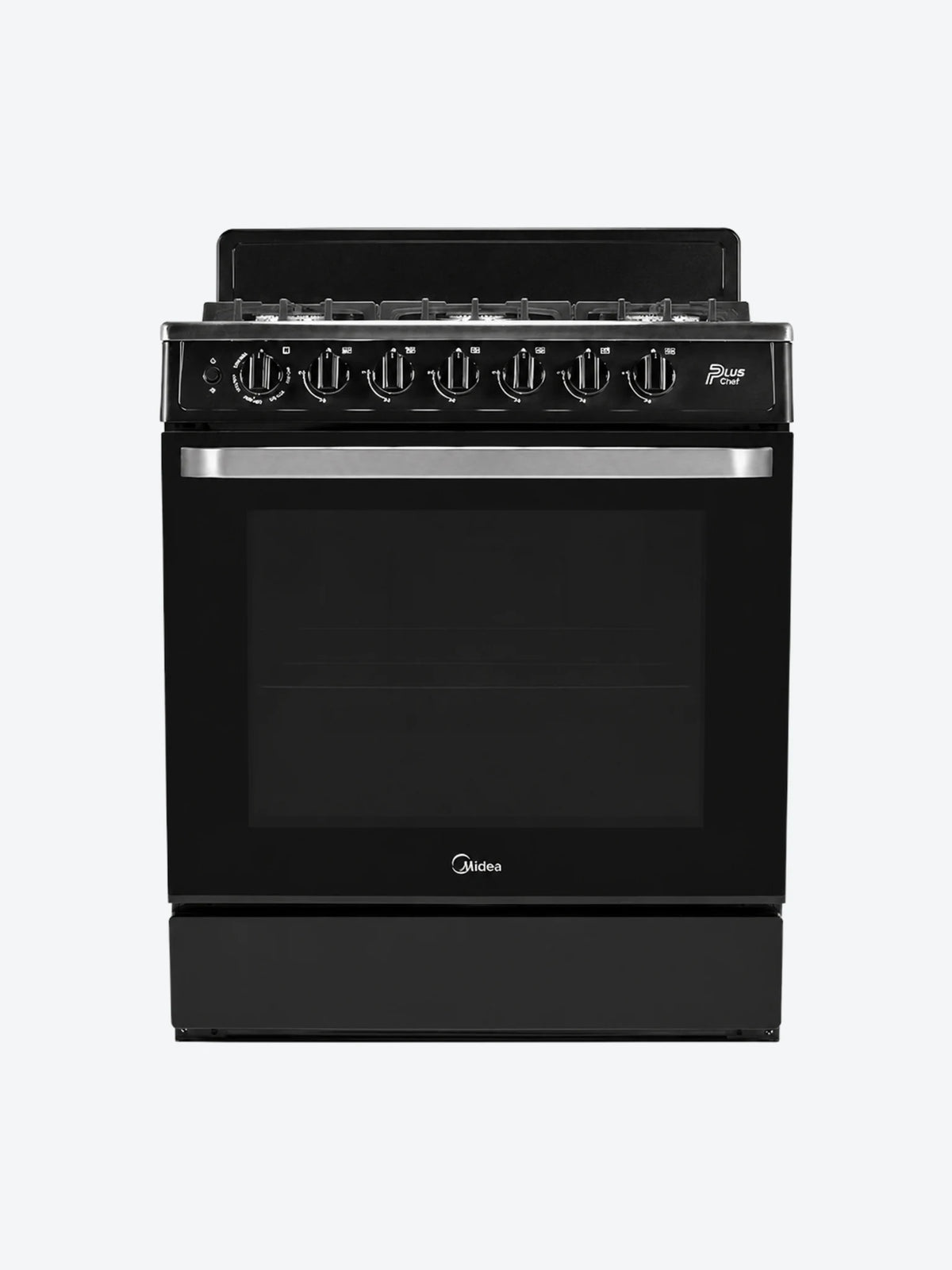 ESTUFA GAS MIDEA MOD. MGS30FS1BIABBFCA NEGRA*-1