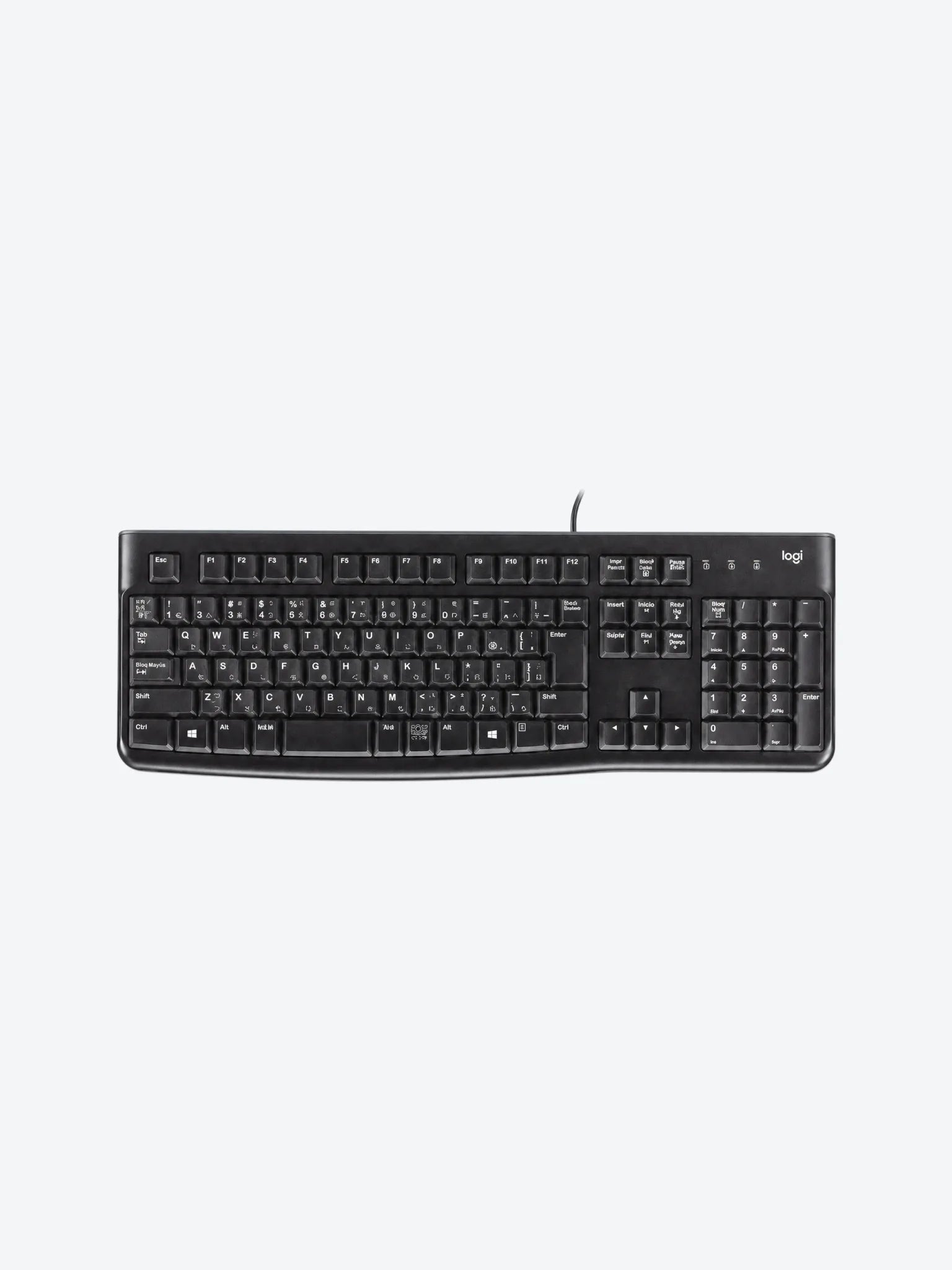 TECLADO K120 ESPAÑOL PUERTO USB LOGITECH-1