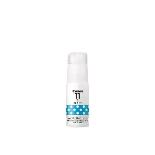 Botella de Tinta Canon GI-11 70ml Color Cian