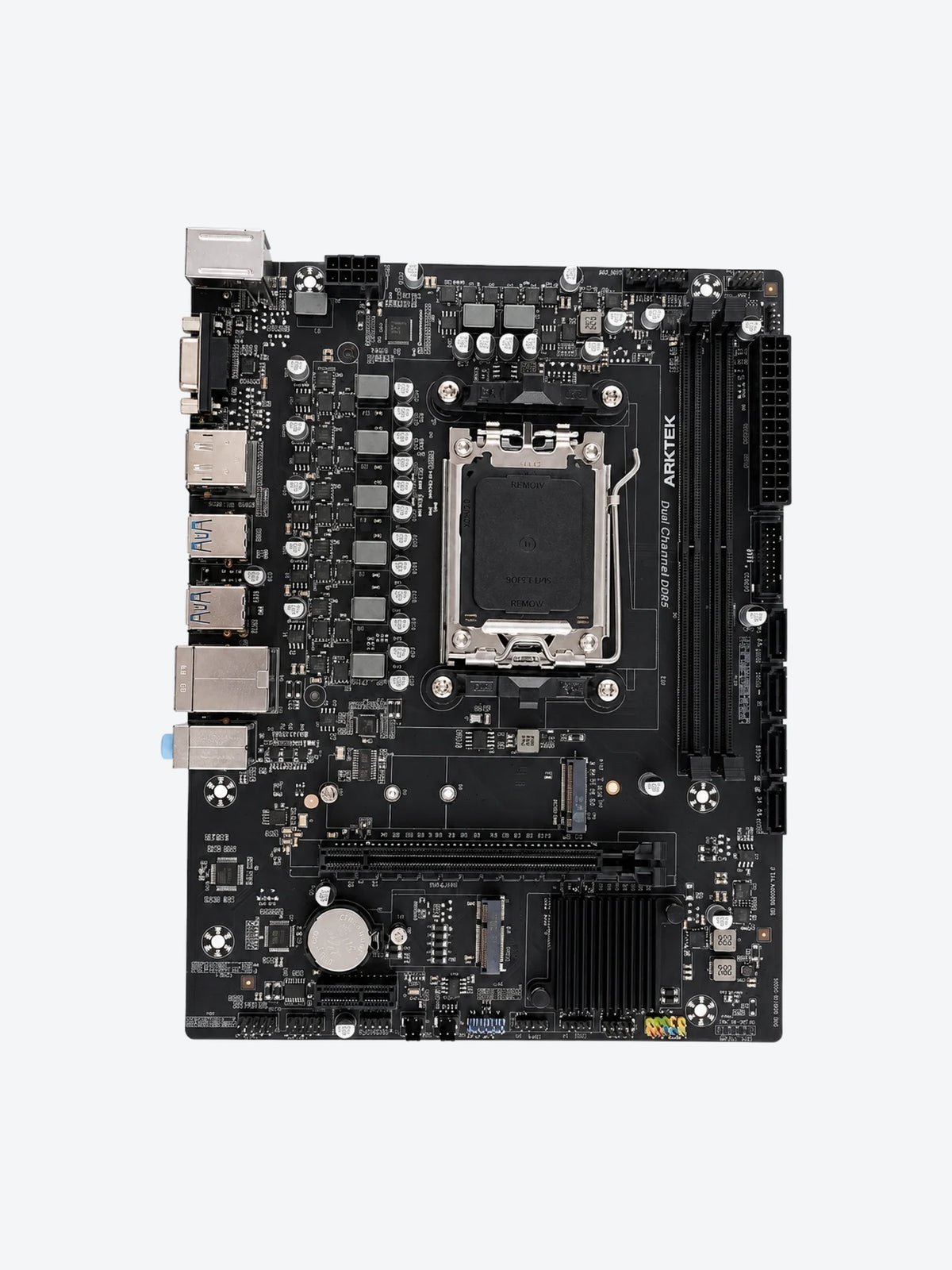 Tarjeta Madre Arktek AK-B650M EG AM5 MICRO ATX DDR5 Color Negro