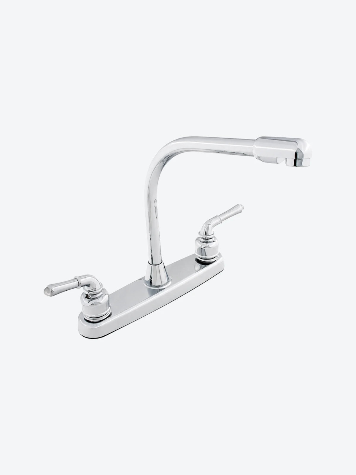GRIFO PARA COCINA, 8", CUELLO ALTO, PALANCA, CROMADO