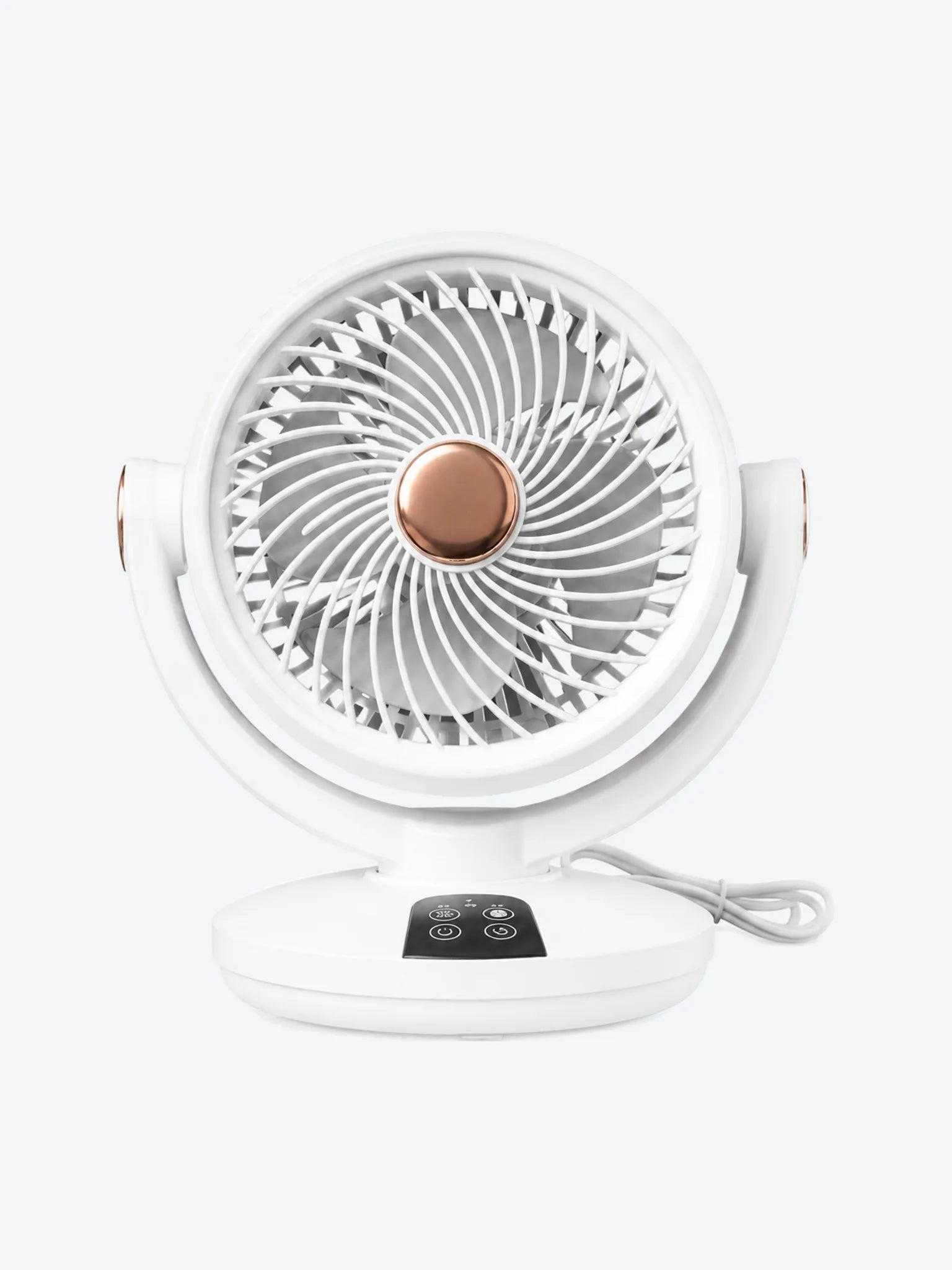 Ventilador Bianco Giratorio BNC-WHT-NVL con 3 Niveles de Aire Color Blanco