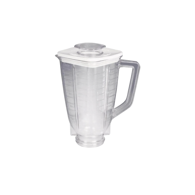 Vaso de Plastico para Licuadora Oster 4890-011-805 Con Tapa Blanca-6