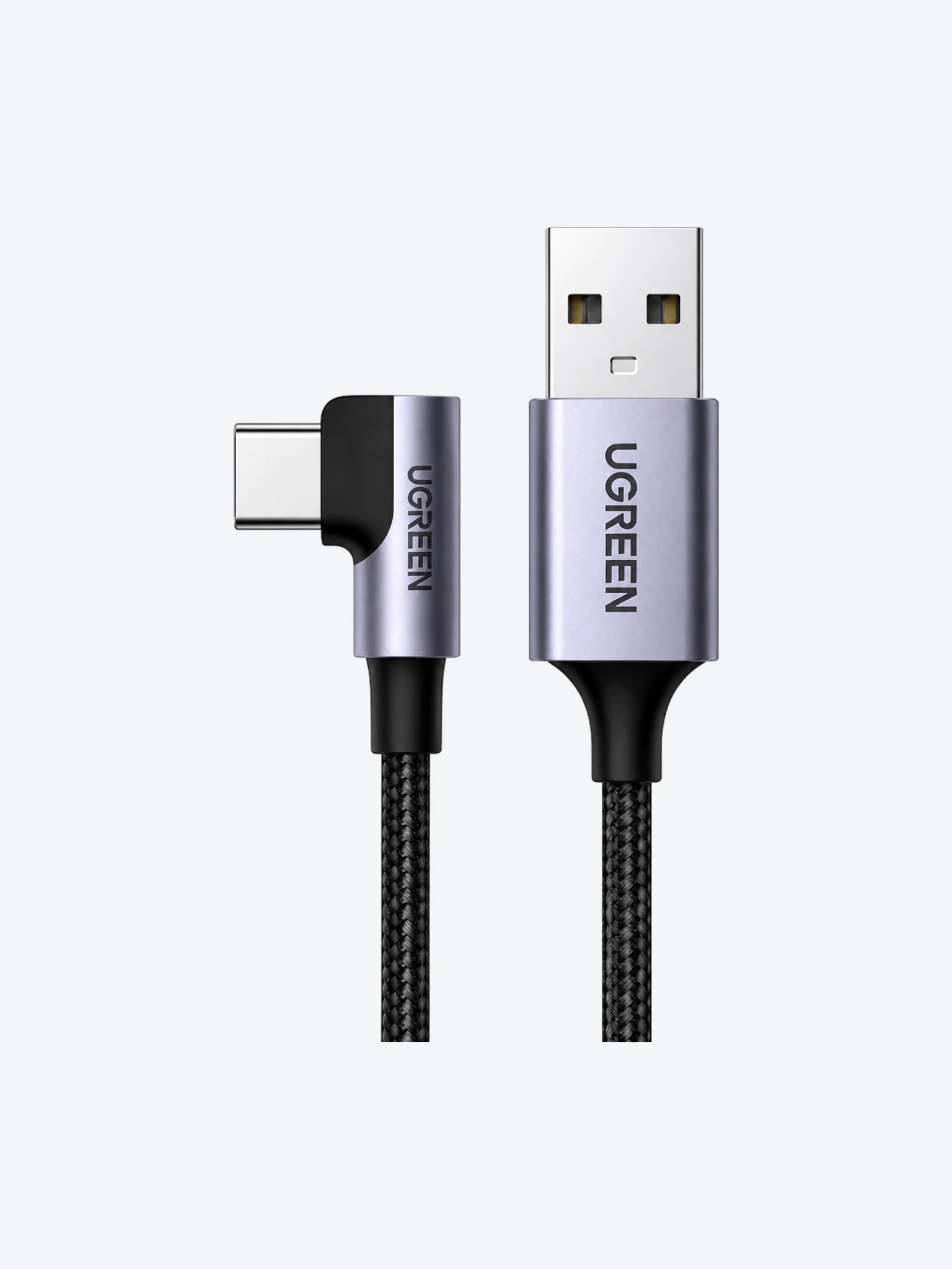 CABLE UGREEN US284 USB-A A USB-C ANGULO RECTO 2M 50942