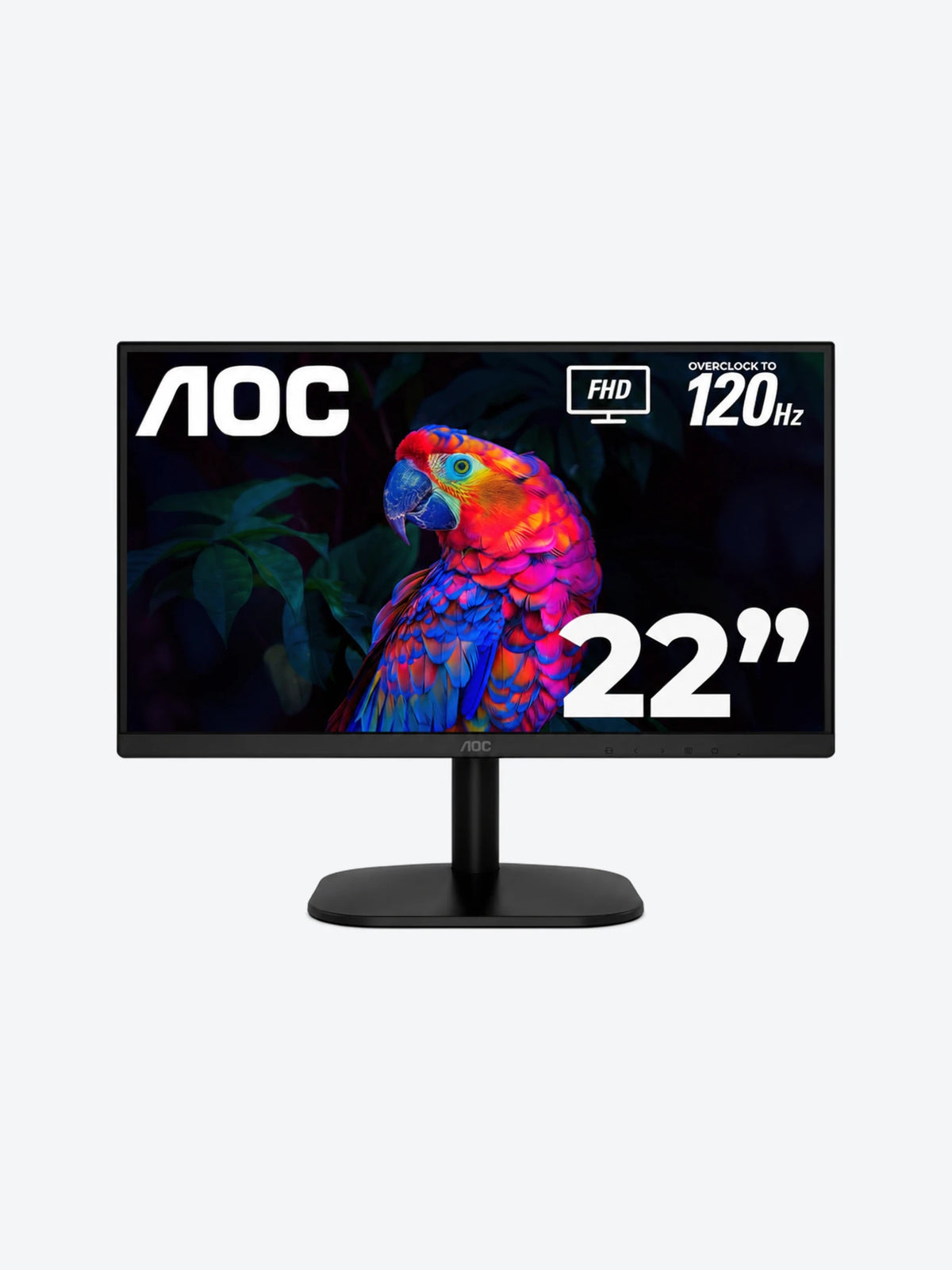 MONITOR AOC 22B35HM23 22 PULG PLANA FULL HD 1920 X 1080 120HZ LED ADAPTIVE SYNC HDMI / VGA / 3.5MM N-1