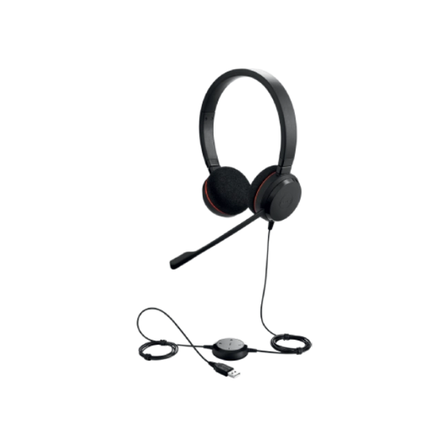 HEADSET JABRA EVOLVE 20 STEREO UC C/A-4