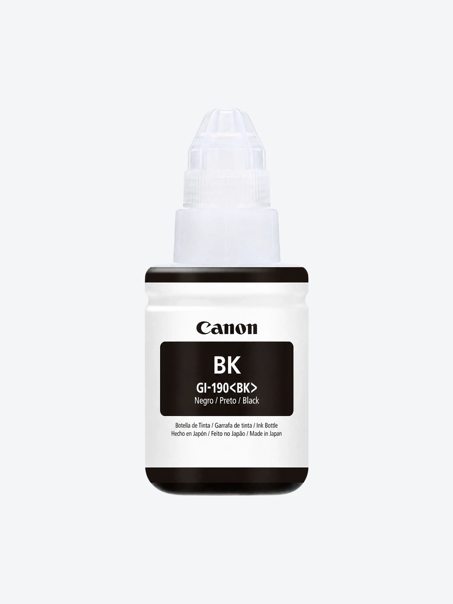 TINTA PARA IMPRESORA GI-190 BK 135ML COLOR NEGRO CANON