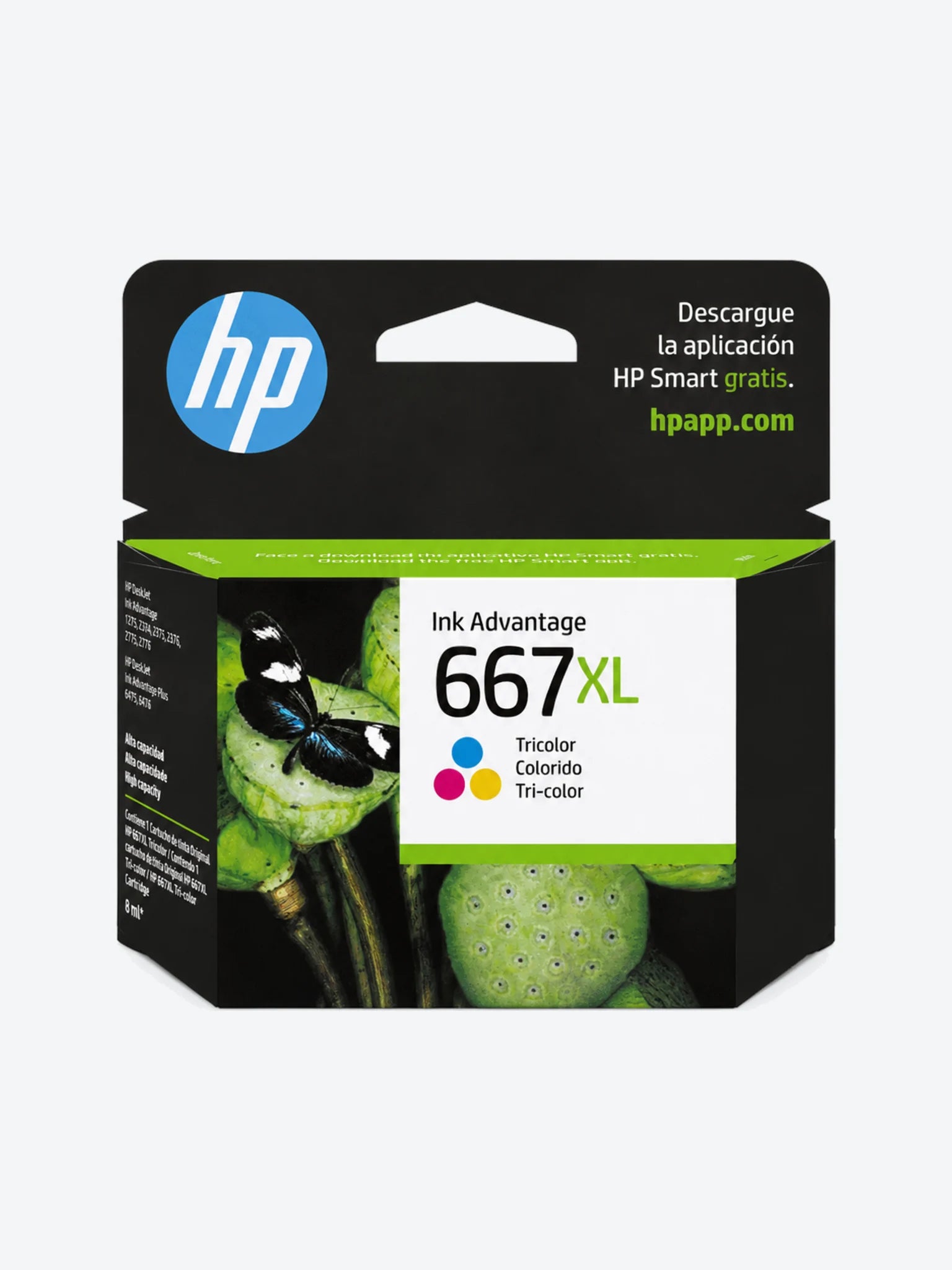 HP 667XL TRI-COLOR ORIGINAL INK CRTG-1