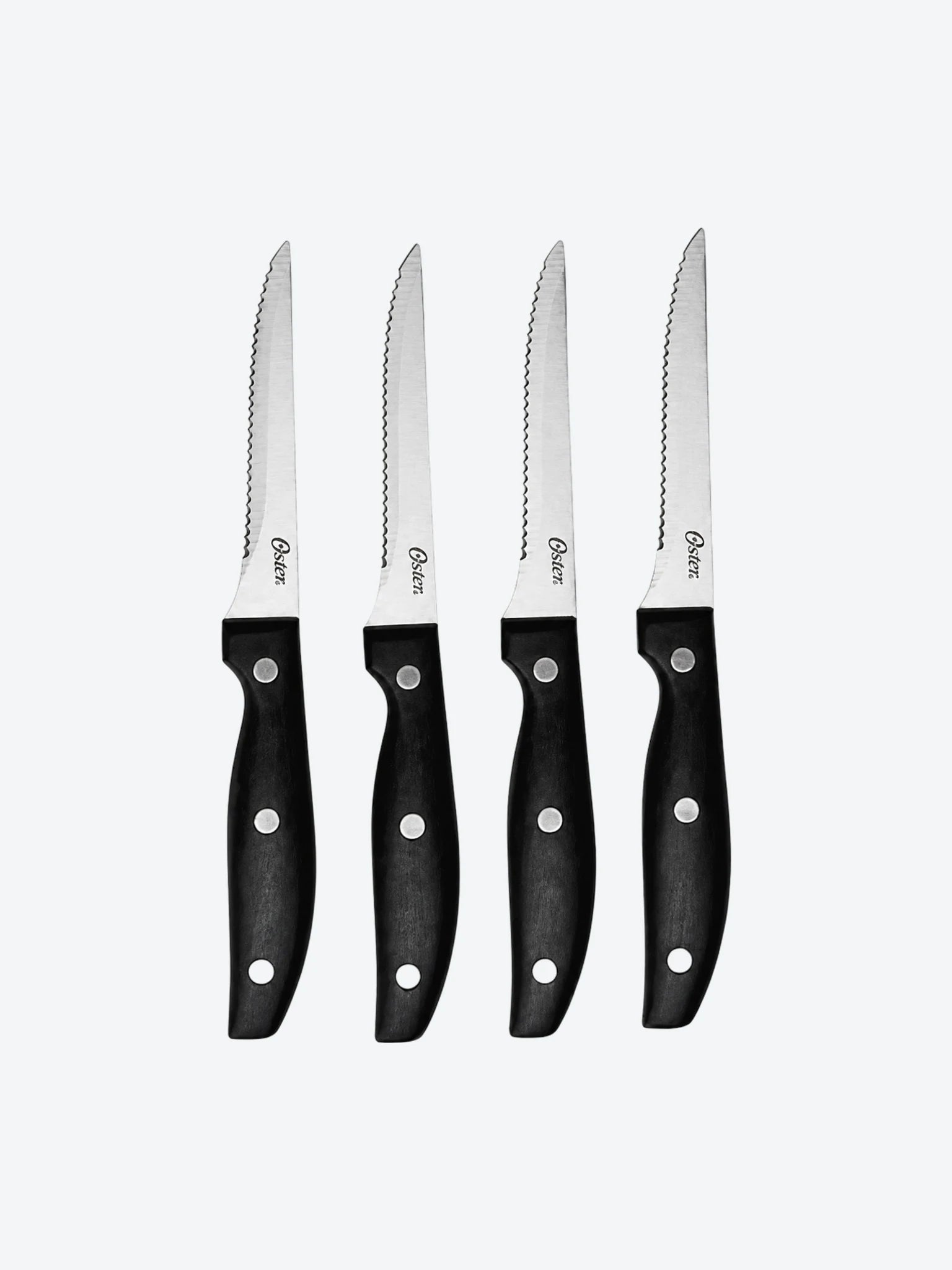 JUEGO DE 4 CUCHILLOS PARA CARNE, DE ACERO INOXIDABLE, OS MOCCASIN-1