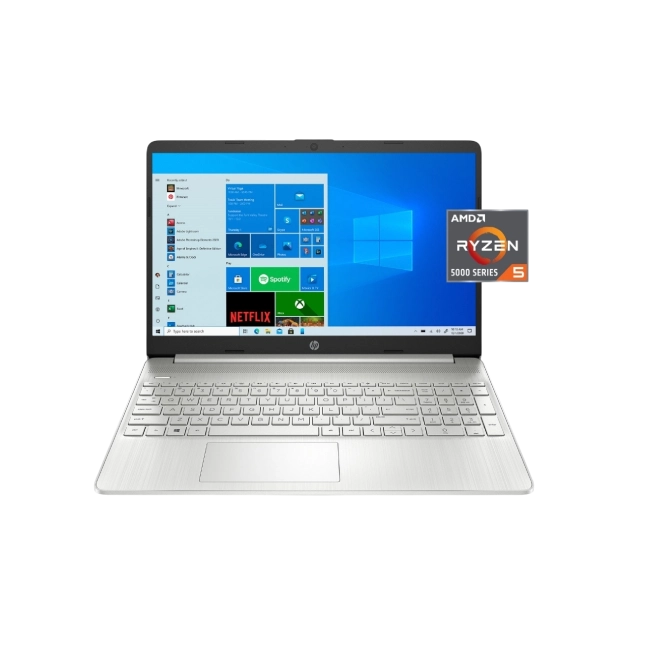 LAPTOP HP 15-EF2127 AMD RYZEN 5 5500U 2.1GHZ 256GB SSD 8GB RAM 15.6" 1920X1080 W10 COLOR PLATEADO-1