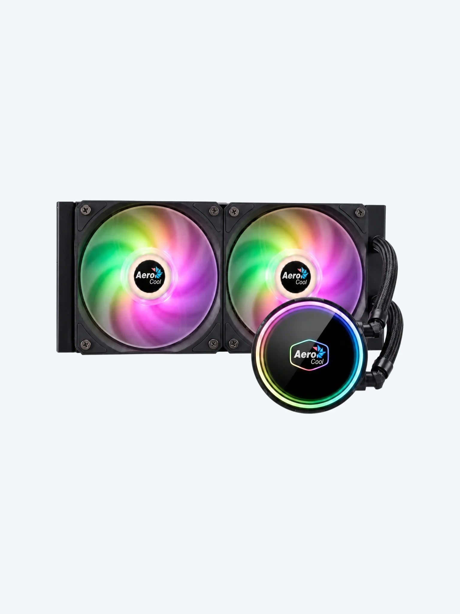 Enfriamiento Liquido RGB Aerocool Oasis L240 BK AIO 240mm ACLA-OA24117.11 Negro
