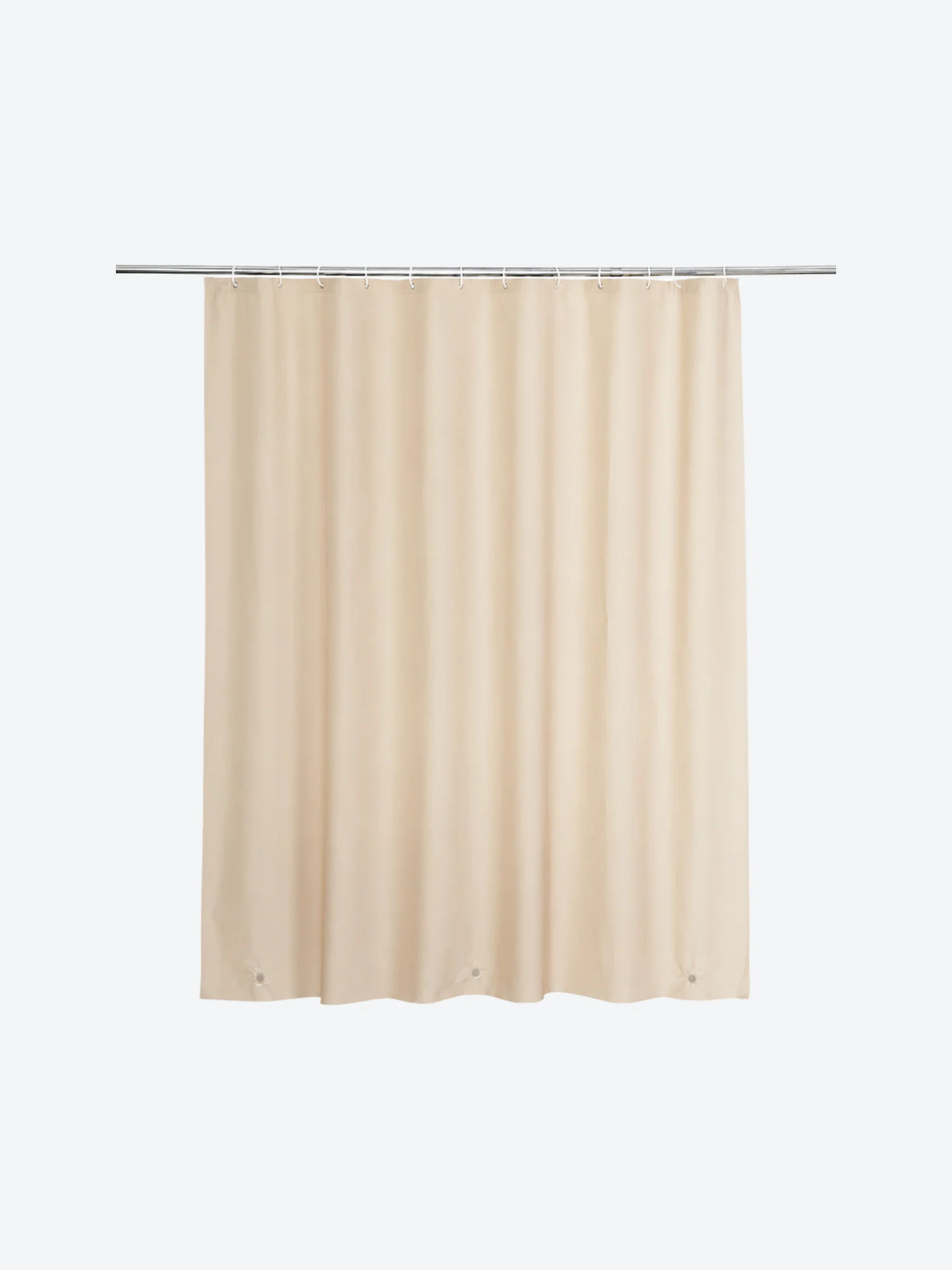 CORTINA DE DUCHA TAUPE PEVA 183X183 CM RUEDO CON PESO