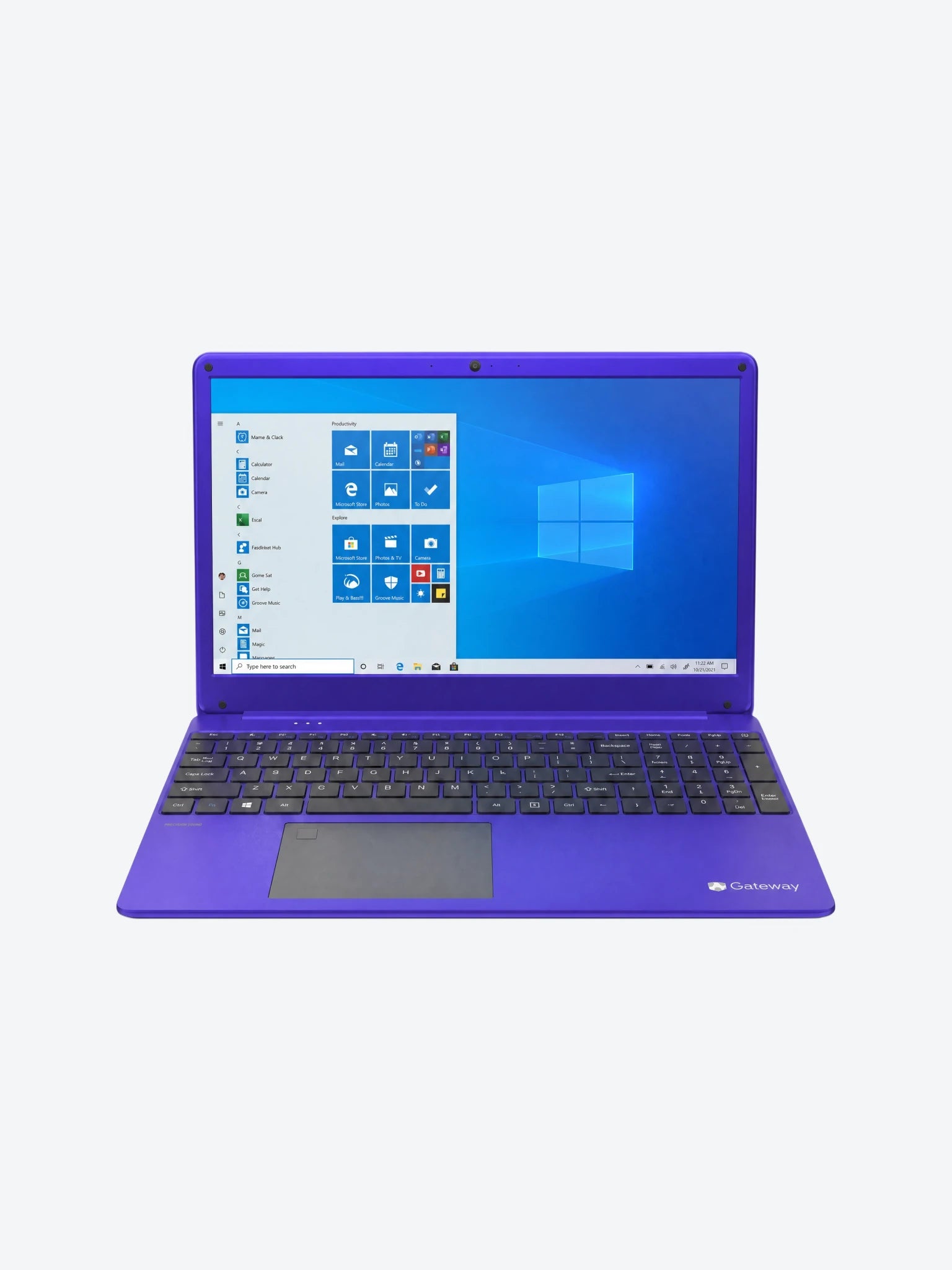 Combo de Laptop Gateway GWTN156 AMDddd Ryzen 5 3450U 256GB SSD 8GB RAM 15.6 1920x1080 WIN10 Color Morado con Mochila Targus TBB565LP-70-1
