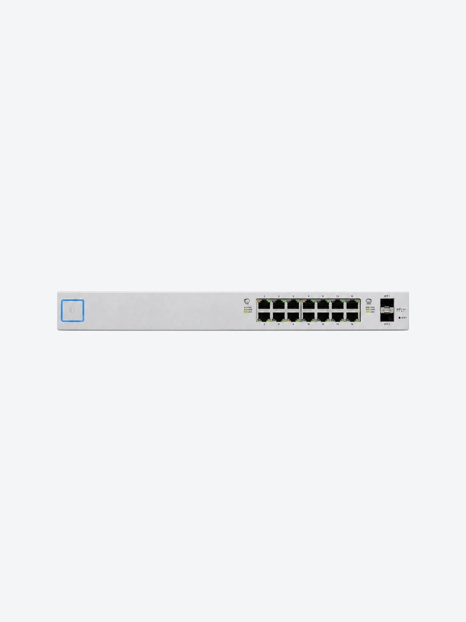 Switch Ubiquiti USW-16-POE UniFi Gestionado 16 x 10/100/1000 (8 PoE+) + 2 x Gigabit SFP-1