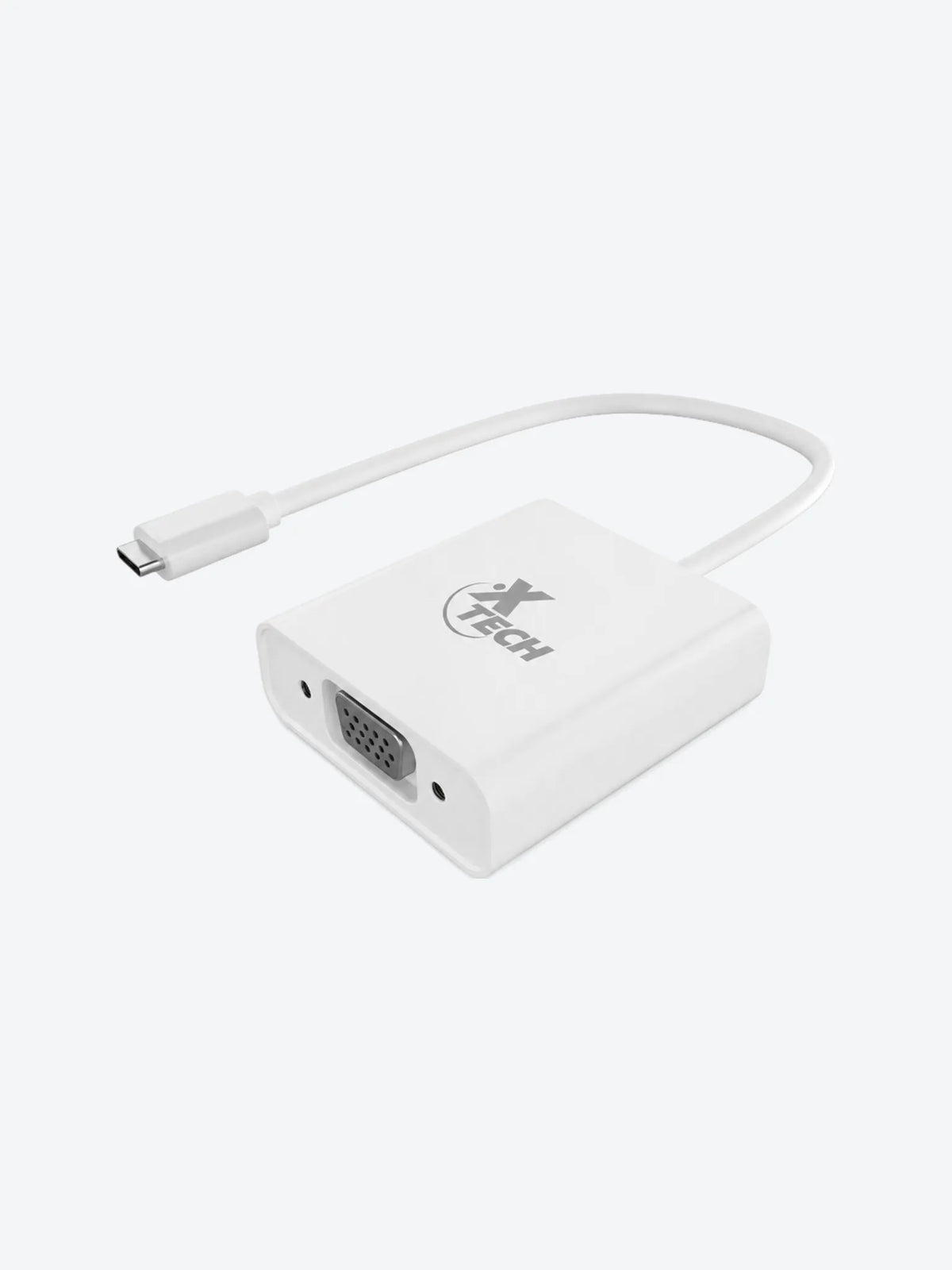 Xtech - Display adapter - USB Type C - VGA - Glossy white - XTC-551