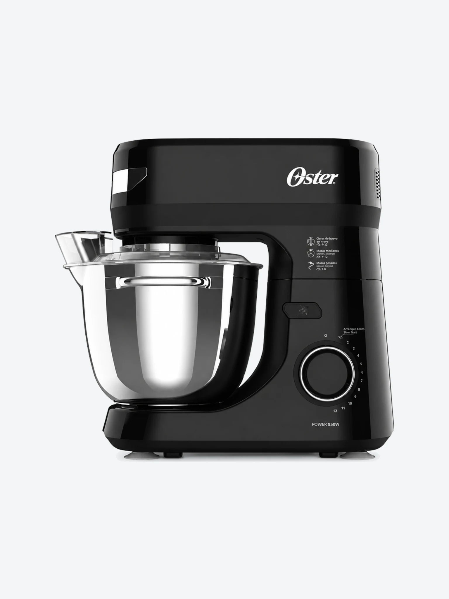 BATIDORA OSTER PLANETARIA ACERO INOX 12VEL. 850W