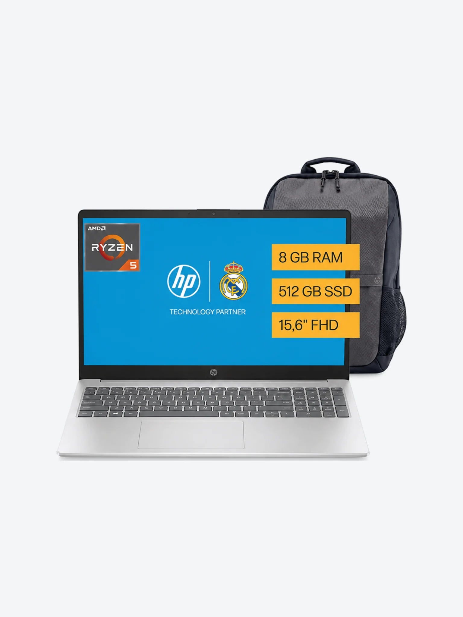 HP 15-fc0250la/FHD/R5-7520U/8GB/512GB/Win/Moonlight Blue/Backpack-1