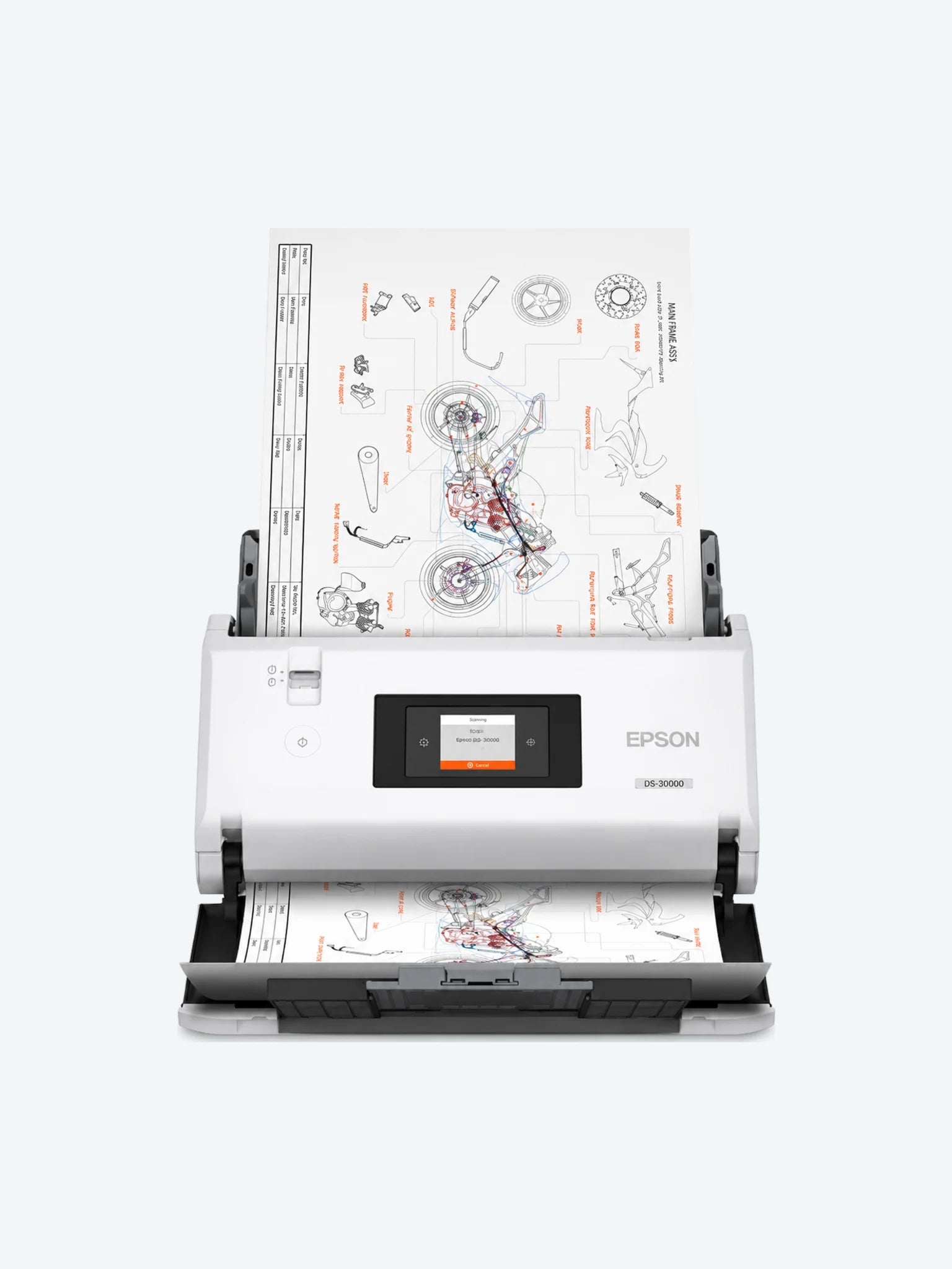 Escáner DS-30000, A3, 70 ppm, 140ipm, ciclo 30k al día-1