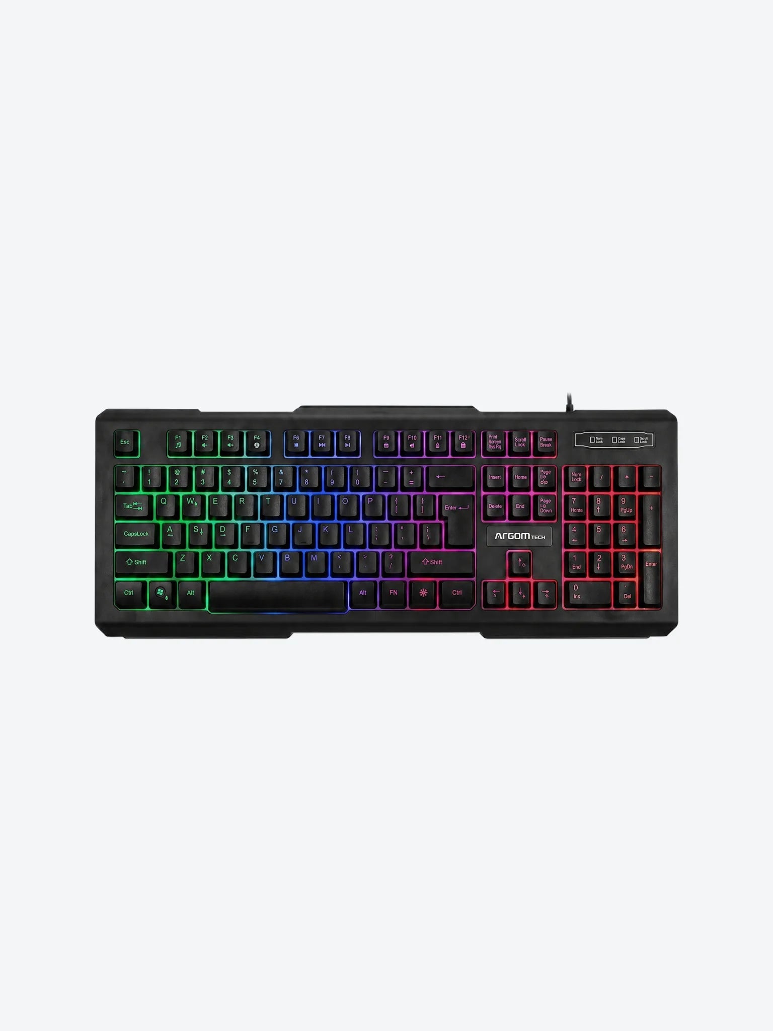 Teclado Argom ARG-KB-2055BK Combat KB55 USB Color Negro-1