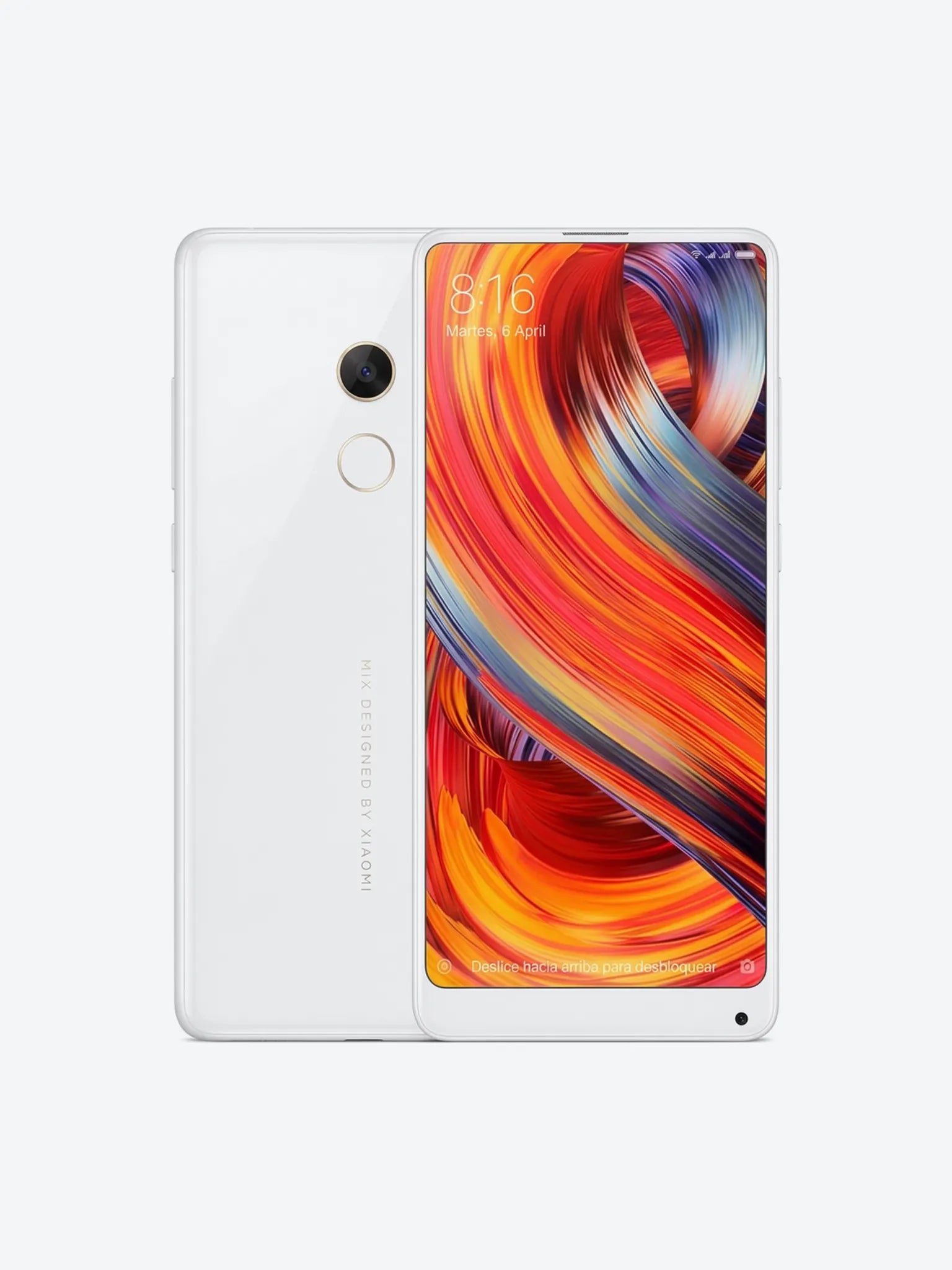 TELEFONO CELULAR INTELIGENTE MI MIX 2 DS 64GB COLOR BLANCO XIAOMI-1