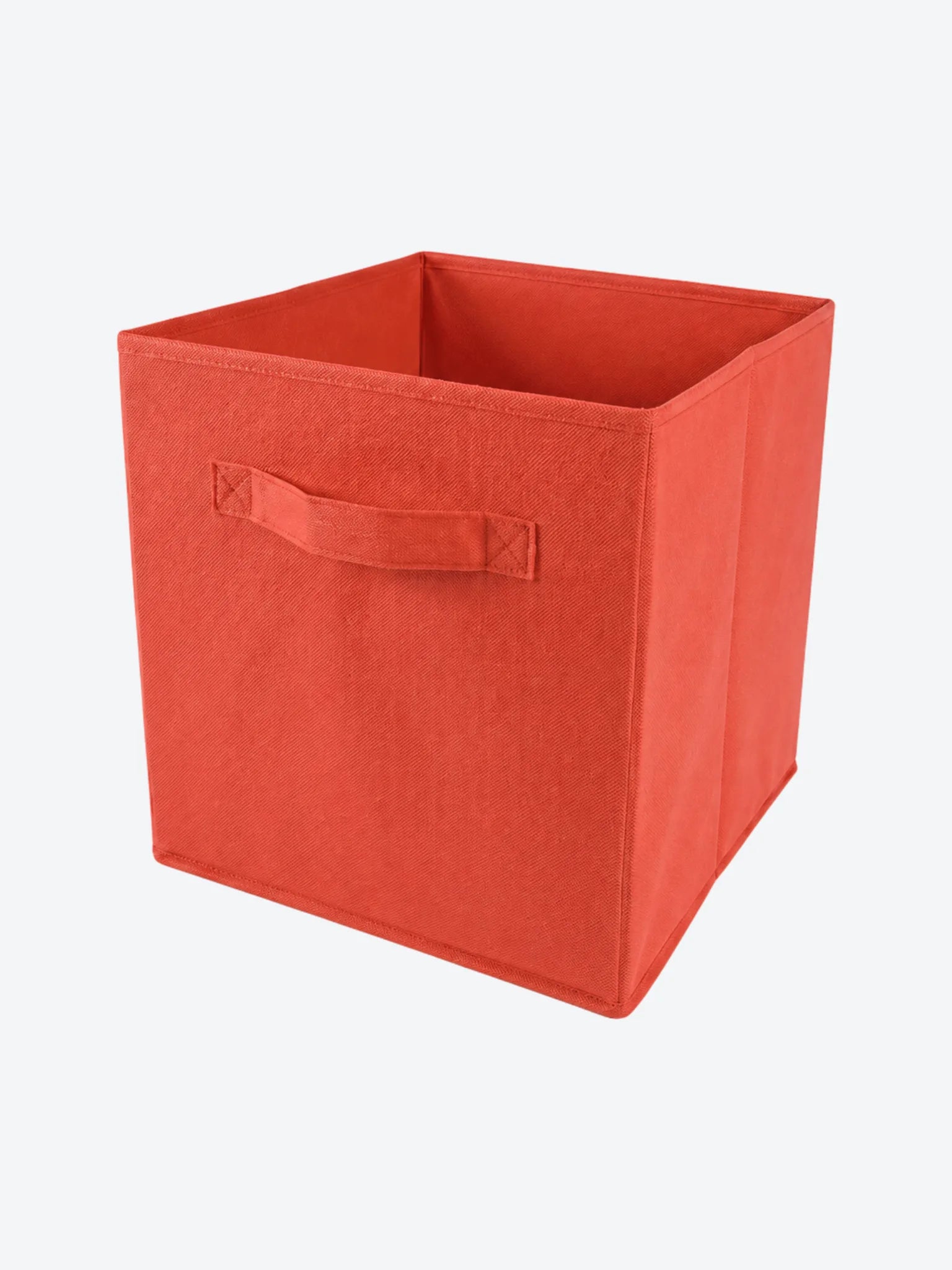 CUBO DE TELA, 28X28X28CM, ROJO
