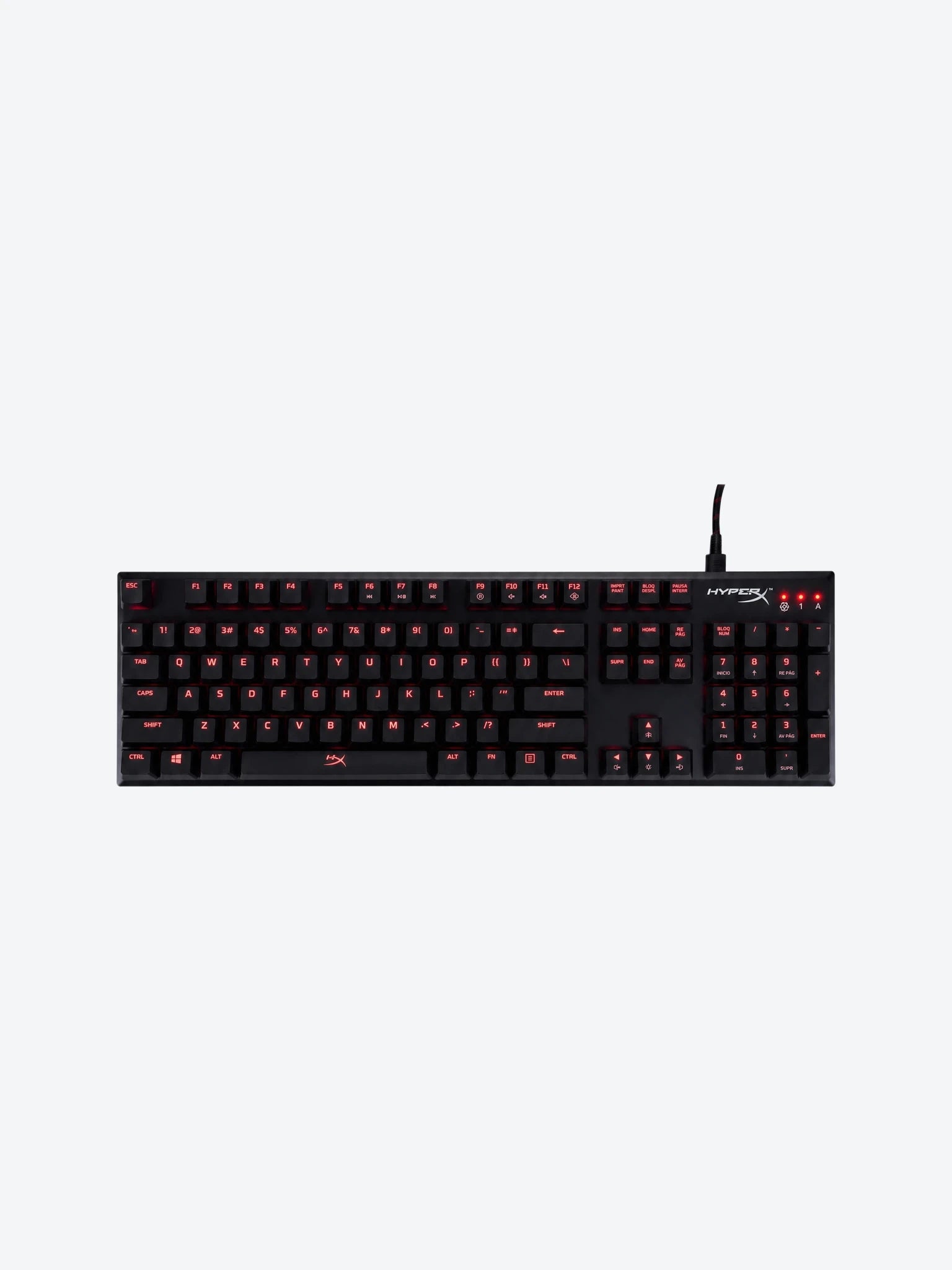 TECLADO GAMING MECANICO ALLOY FPS CHERRY MX AZUL ESPAÑOL HYPERX