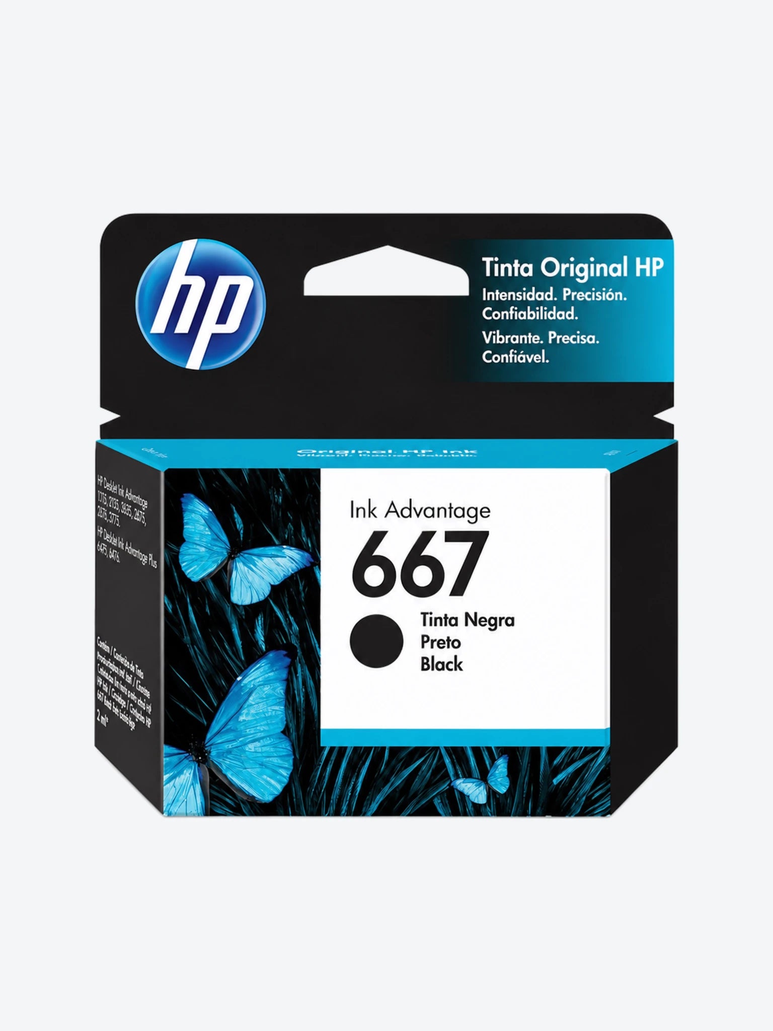 HP 667 BLK Ink Cartridge-1