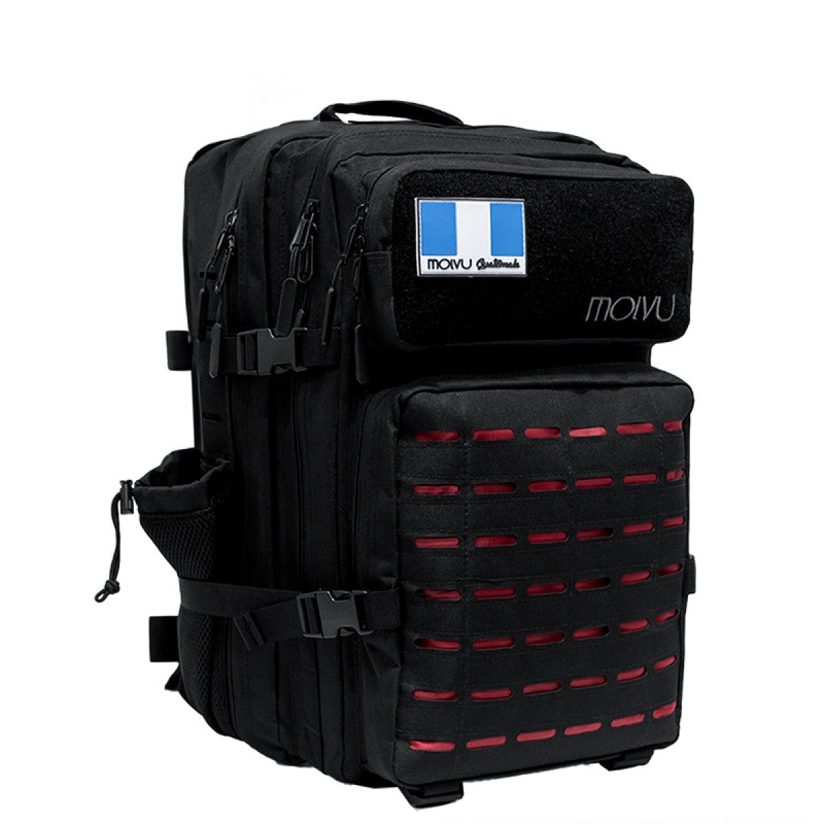 Mochila Roca Negro Rojo-1