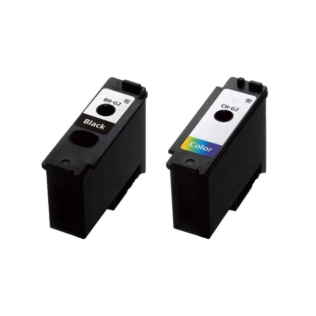 Kit Cabezales Para Impresora Canon 6161C007AA Color Negro BH-G2 y Color CH-G2-2