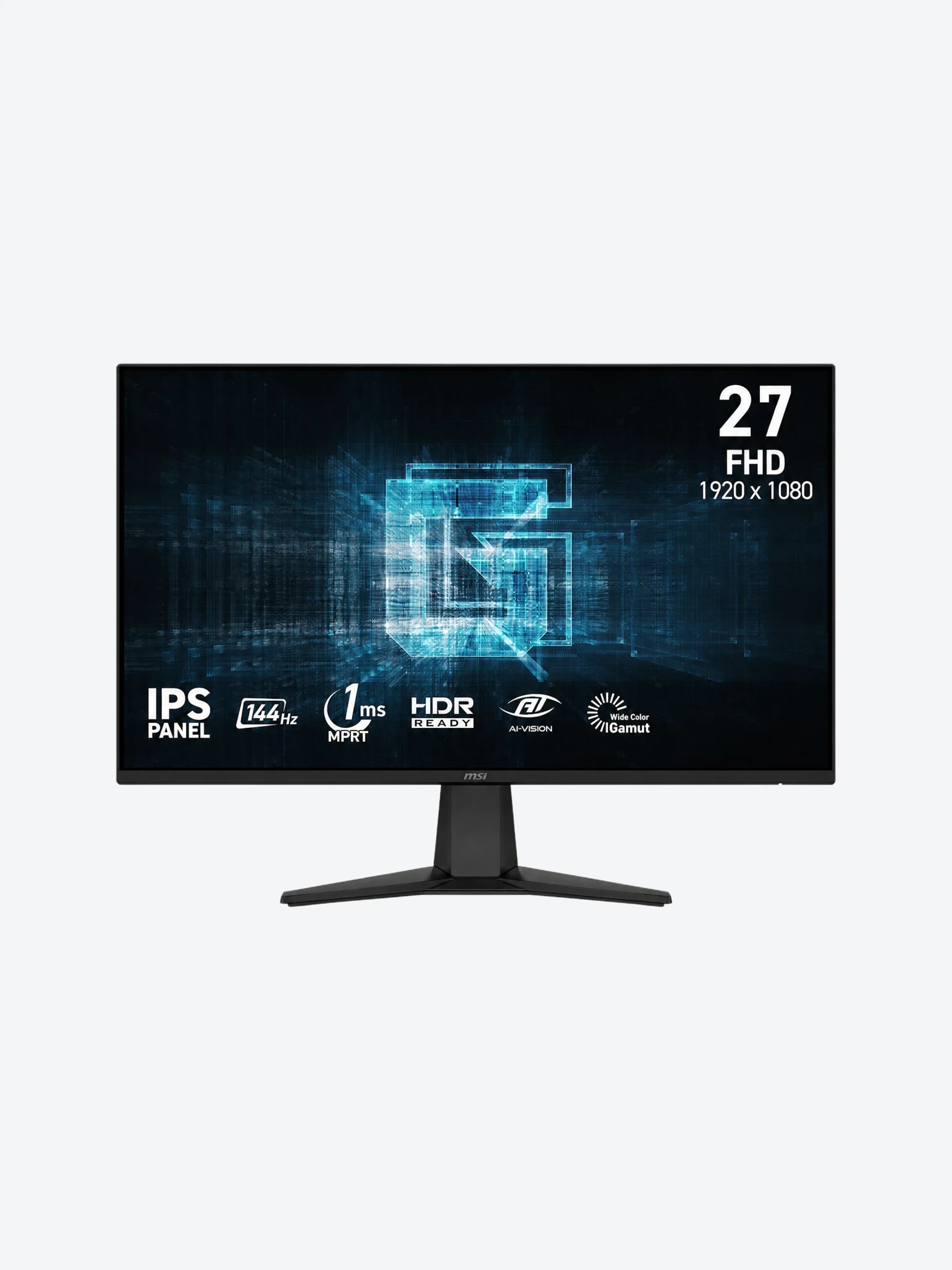 Monitor Gaming MSI G275L E14 27" 9S6-3CF31M-005 Plano 1920x1080 144HZ IPS HDMI 2.0  Color Negro-1