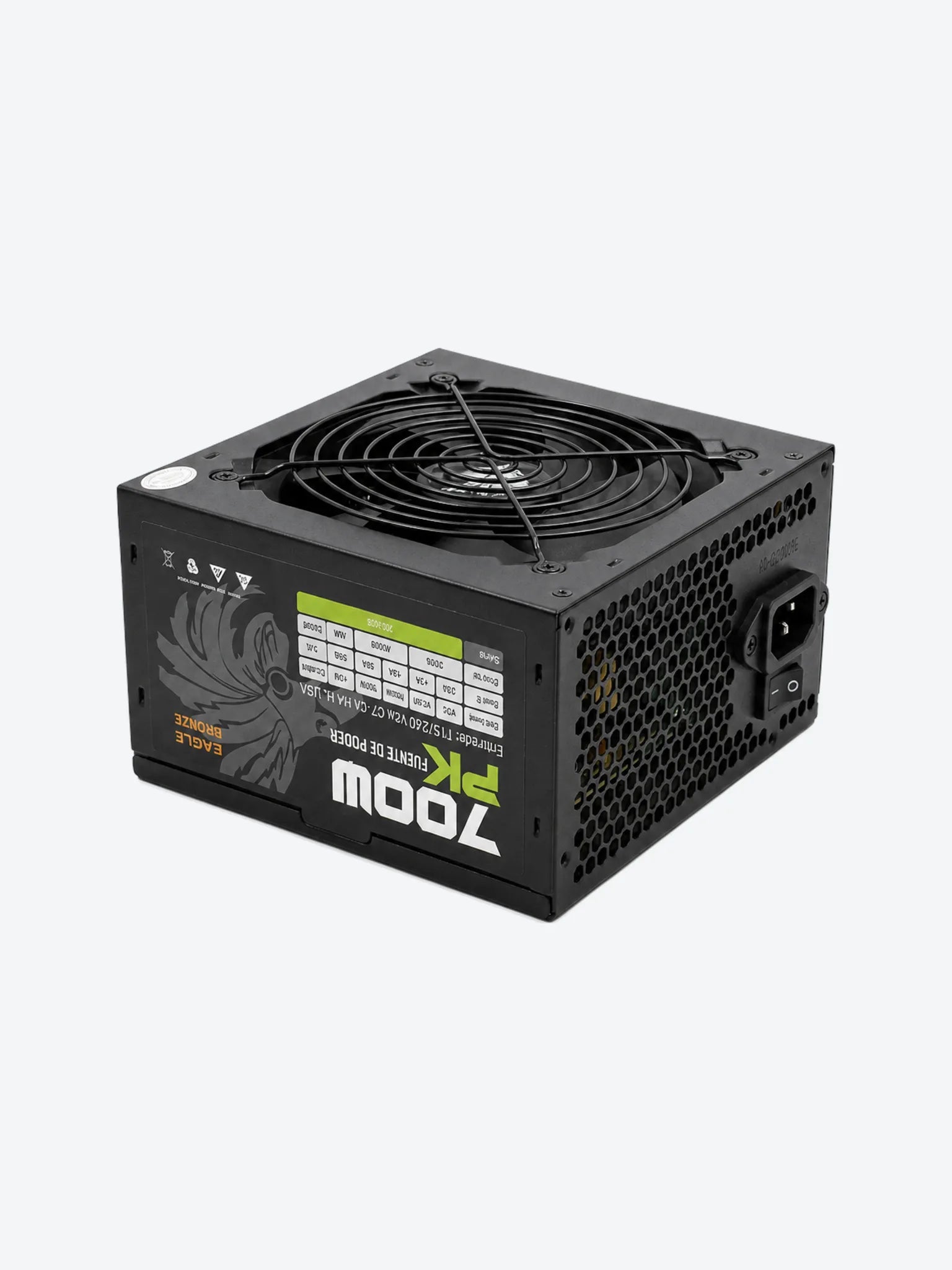 FUENTE DE PODER EAGLE WARRIOR 700W BRONZE  PK700R2B001C
