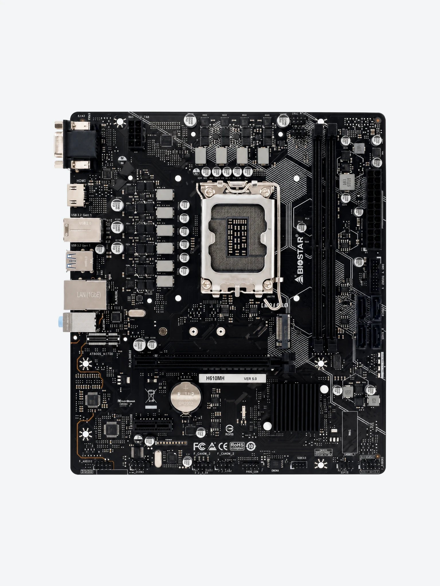 Tarjeta Madre Biostar H610MH Intel-1