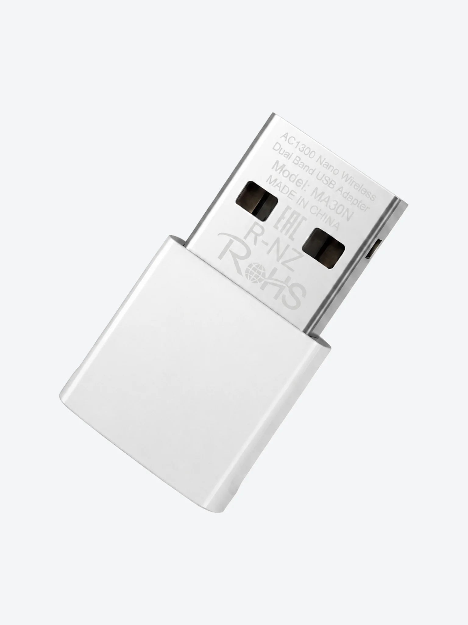 ADAPTADOR DE RED MERCUSYS MA30N(US) DUAL BAND USB 2.0  867 MBPS (5 GHz) + 400 MBPS (2,4 GHz)