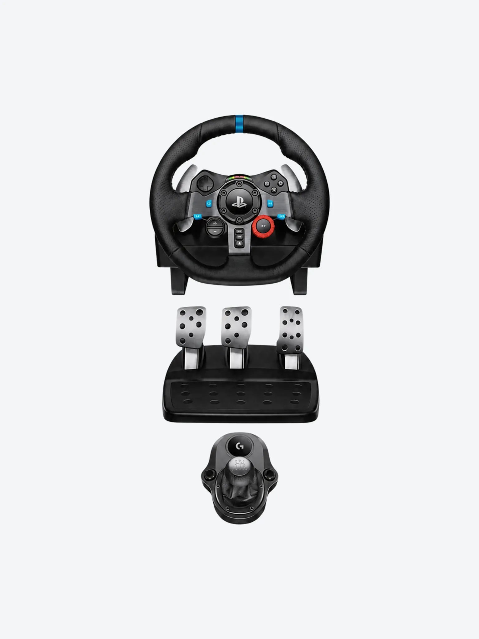 VOLANTE Y PEDALES G29 DRIVING FORCE LOGITECH + PALANCA DE CAMBIOS PARA G29 Y G920 LOGITECH-1